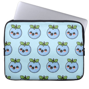 Kawaii Blueberry Plushii Laptopschutzhülle