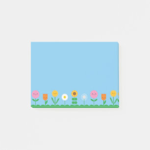 Kawaii-Blume Post-it Klebezettel