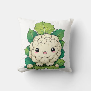 Kawaii Blumenkohl Kissen