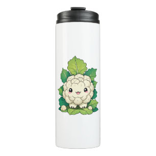 Kawaii Blumenkohl Thermosbecher