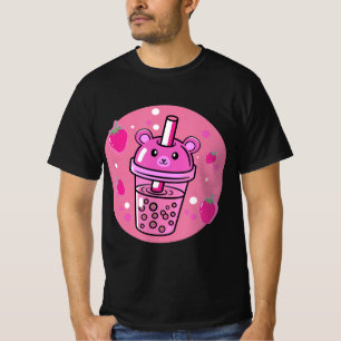 Kawaii Boba Cup Strawberry Anime Bubble Tee Niedli
