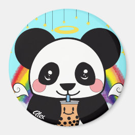 Kawaii Boba Panda Bear Magnet