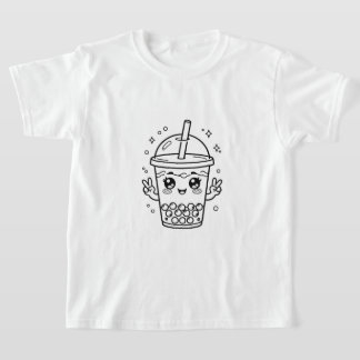 Kawaii-Boba-Tee-Färbung T-Shirt