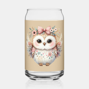 Kawaii Boho Eulenillustration Dosenglas