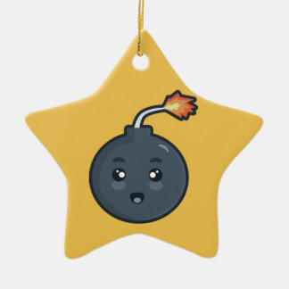 Kawaii Bombe Keramikornament