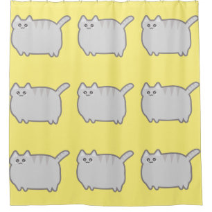 Kawaii Bonze Duschvorhang