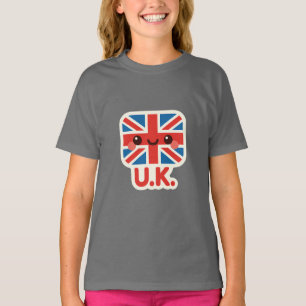 Kawaii British Flag - Niedliches britisches Design T-Shirt