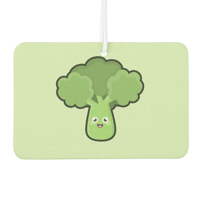 Kawaii Broccoli Autolufterfrischer (Vorderseite)