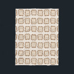 Kawaii Brot / Toast Fleece Blanket<br><div class="desc">Wiederholtes Muster von Kawaii Brot oder Toast,  bereit zum Frühstück,  Nachmittagstee oder zum Mittagessen Sandwich.</div>