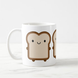 Kawaii Brot / Toast Kaffeetasse