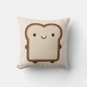 Kawaii Brot/Toast reversible Kissen