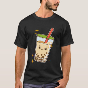 Kawaii Bubble Tea Boba Milch-Tee Tapioka T-Shirt