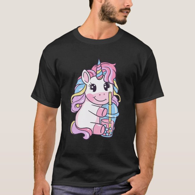 Kawaii Bubble Tea | EinhornBoba Tee für Milchtee (Vorderseite)