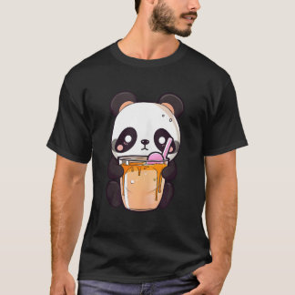 Kawaii Bubble Tea Panda Boba-Tea Japanese T-Shirt