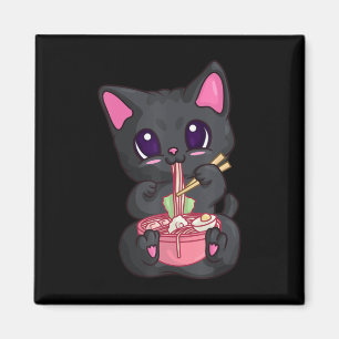 Kawaii Bubble Tee für Frauen Boba Maneki Neko Katz Magnet