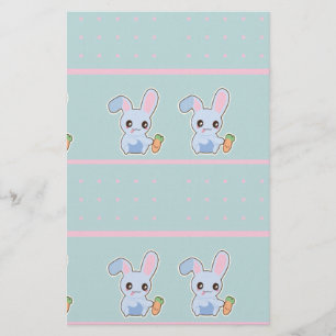 Kawaii Bunny Pink Minze Accessoires personalisiert
