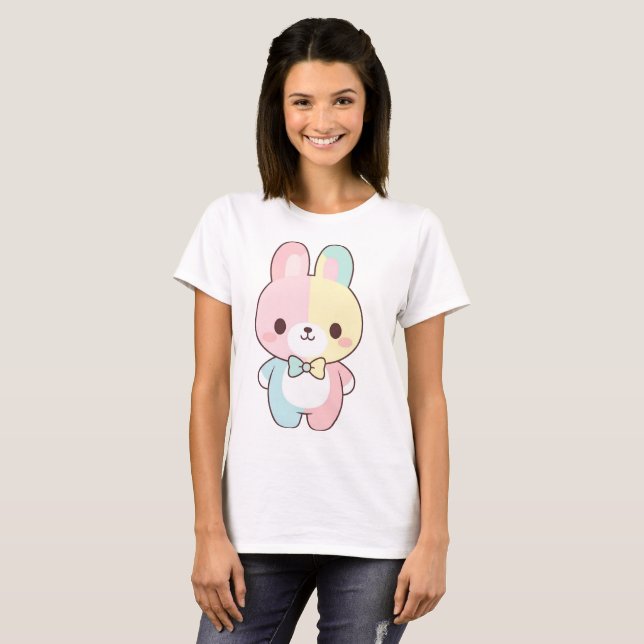 kawaii bunny T-Shirt (Vorne ganz)