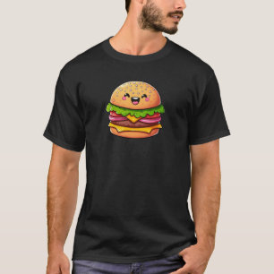 Kawaii Burger Delight T-Shirt