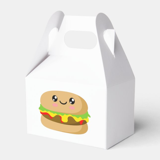 Kawaii Burger Geschenkschachtel (Vorderseite)