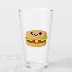 Kawaii Burger Glas