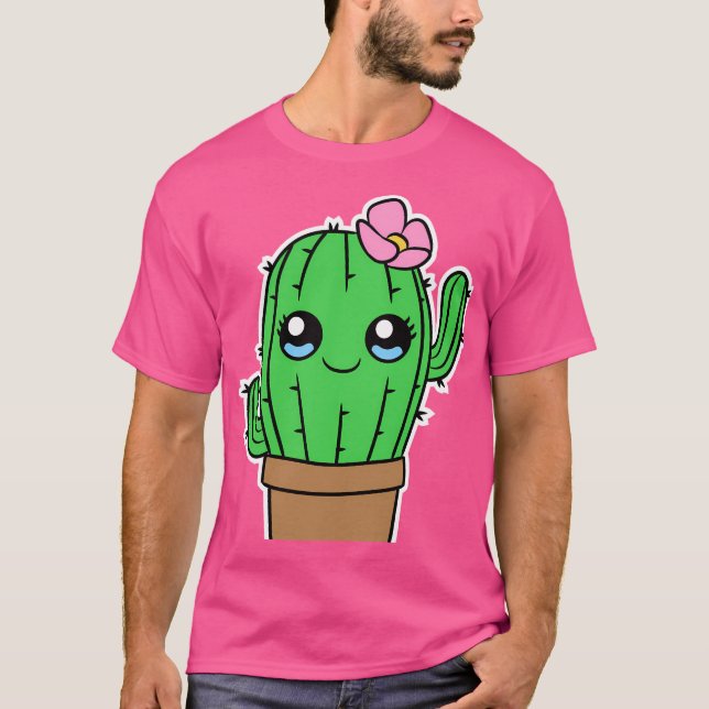 Kawaii Cacti T-Shirt (Vorderseite)