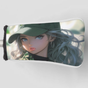Kawaii Camouflage Military Hunter Drill Anime Girl Golf Headcover