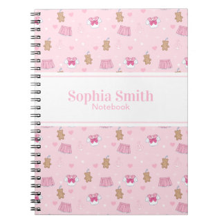 "Kawaii Campus" Preppy Classic Spiral Notebook Notizblock