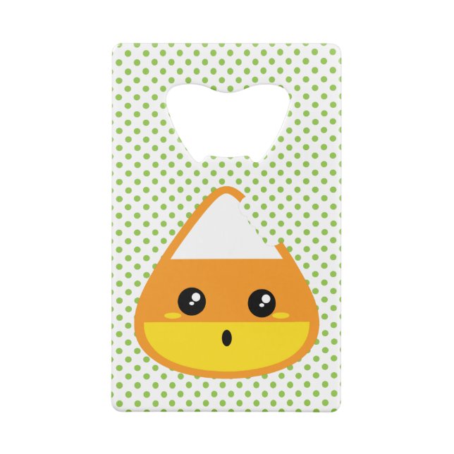 Kawaii Candy Corn Bottle Opener Geldkarten Flaschenöffner (Rückseite)