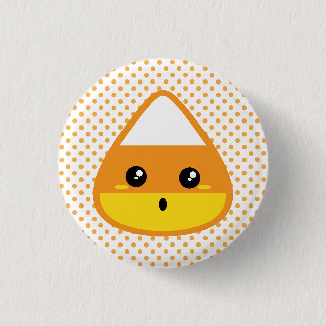 Kawaii Candy Corn Button (Vorderseite)