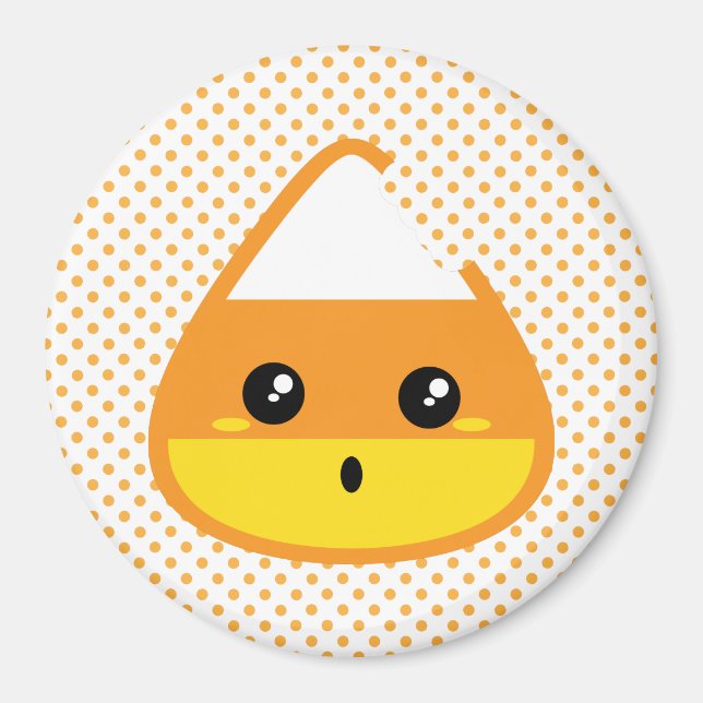 Kawaii Candy Corn Magnet (Vorne)