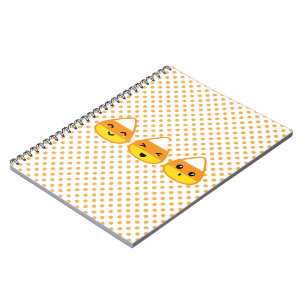 Kawaii Candy Corn Notebook Notizblock