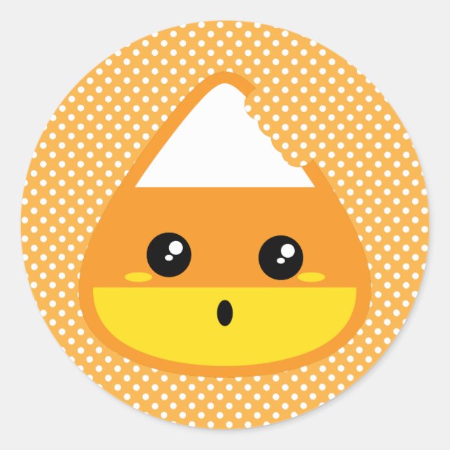 Kawaii Candy Corn Stickers (Vorderseite)