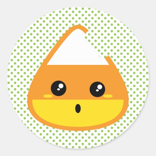 Kawaii Candy Corn Stickers (Vorderseite)