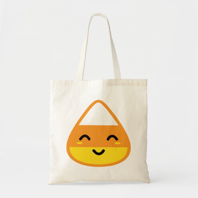 Kawaii Candy Corn Tote Bag Tragetasche (Vorne)