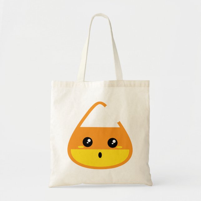 Kawaii Candy Corn Tote Bag Tragetasche (Vorne)