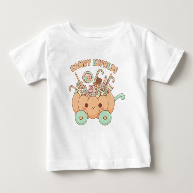 Kawaii Candy Express Baby T - Shirt (Vorderseite)