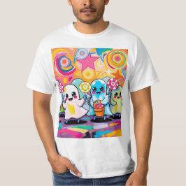 Kawaii Candy Parade Niedlicher Cartoon T-Shirt