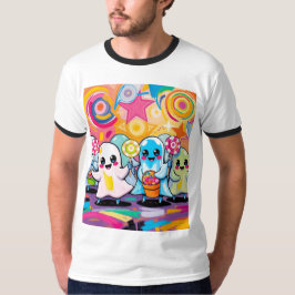 Kawaii Candy Parade Niedlicher Cartoon T-Shirt