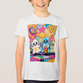Kawaii Candy Parade Niedlicher Cartoon Tri-Blend Shirt