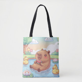 Kawaii Capy in einem Teich