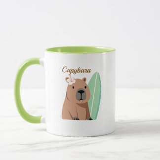 Kawaii Capybara Coffee Cup, Funny Animal Gift, Aes Tasse