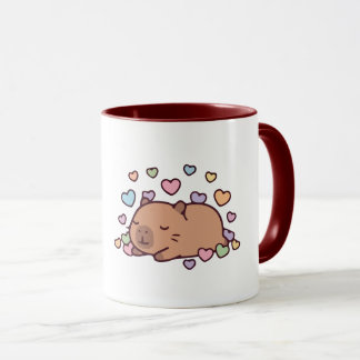 Kawaii Capybara Coffee Cup Tasse