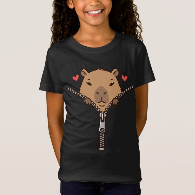 Kawaii Capybara Shirt | Niedliche Capybara (Vorderseite)