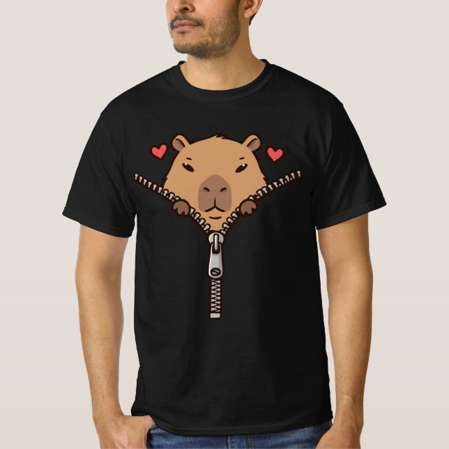 Kawaii Capybara Shirt | Niedliche Capybara (Vorderseite)