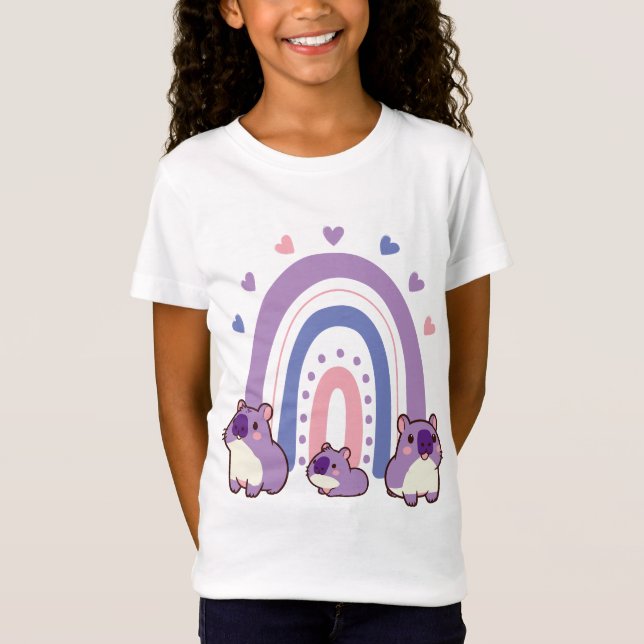Kawaii Capybara T - Shirt (Vorderseite)