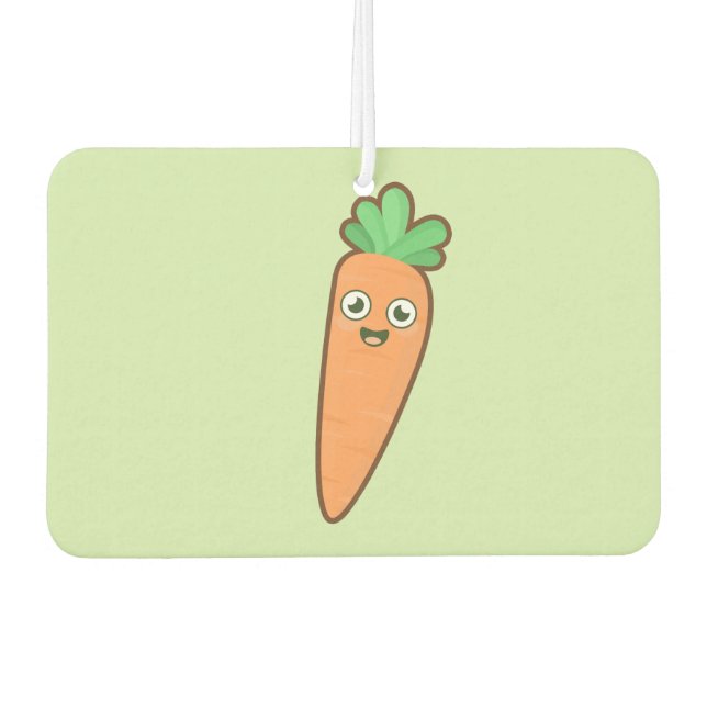 Kawaii Carrot Autolufterfrischer (Vorderseite)