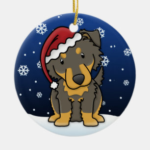 Kawaii Cartoon-englische Keramikornament