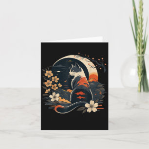 Kawaii Cat Anime Japanisch Funny Art Männer Frauen Karte