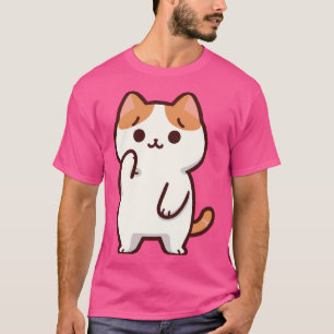 Kawaii Cat Cartoon T-Shirt