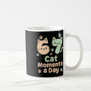 Kawaii Cat Kitten Mom 6 7 Alpha Gen Slang Six Sieb Kaffeetasse